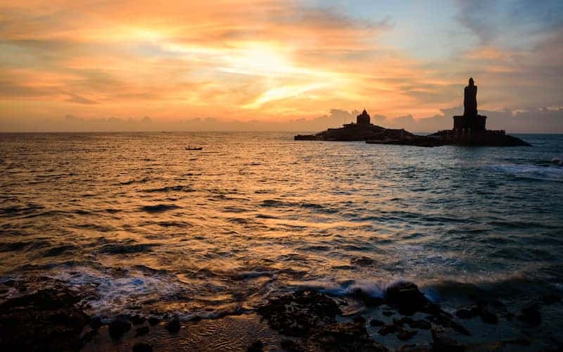 sunrise in kanyakumari