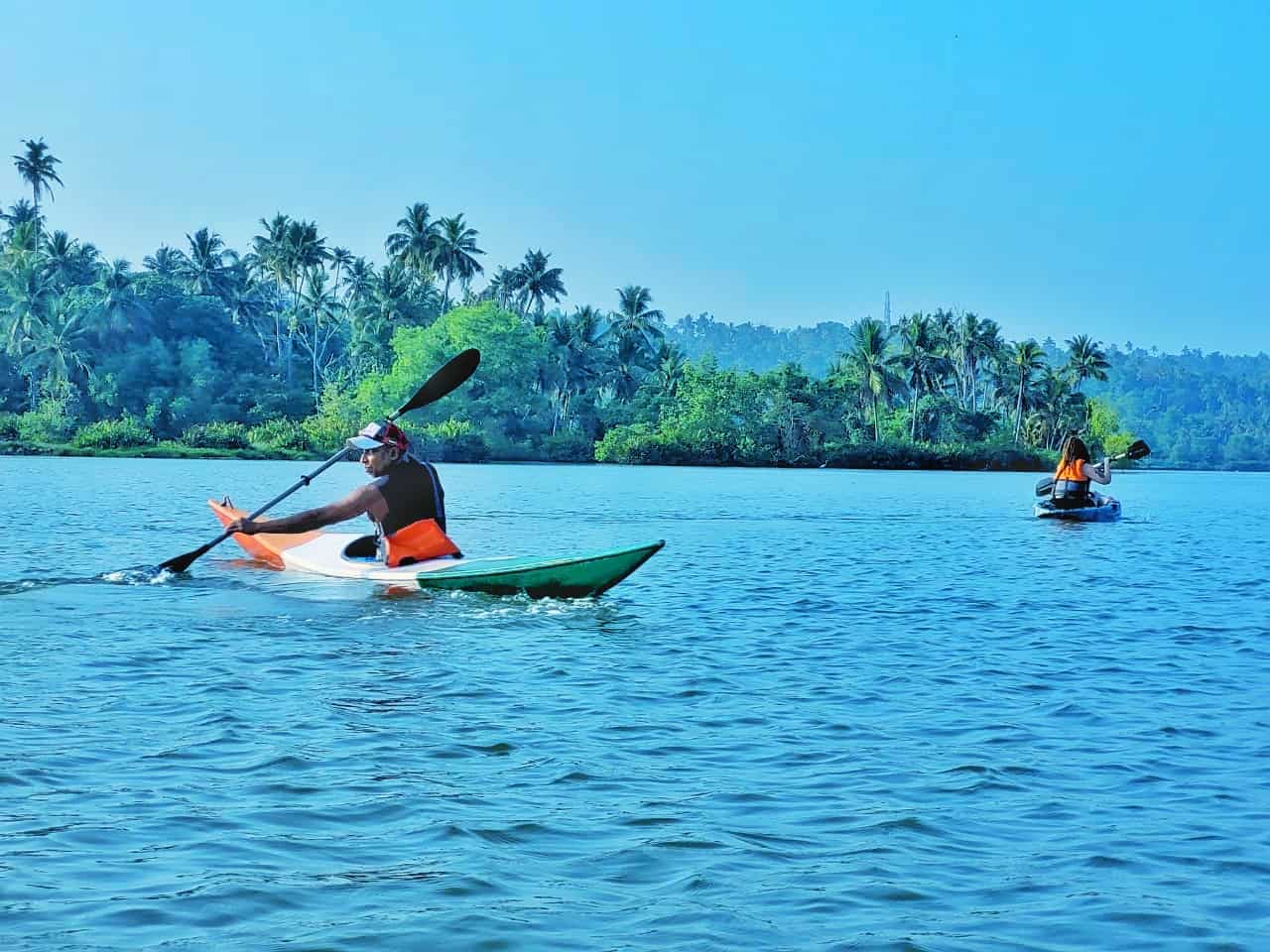 Kayaking in varkala