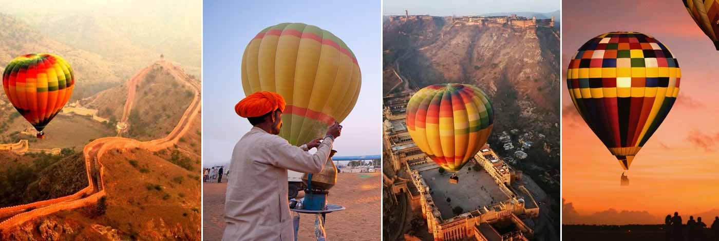hot air balloon ride in ranthambore