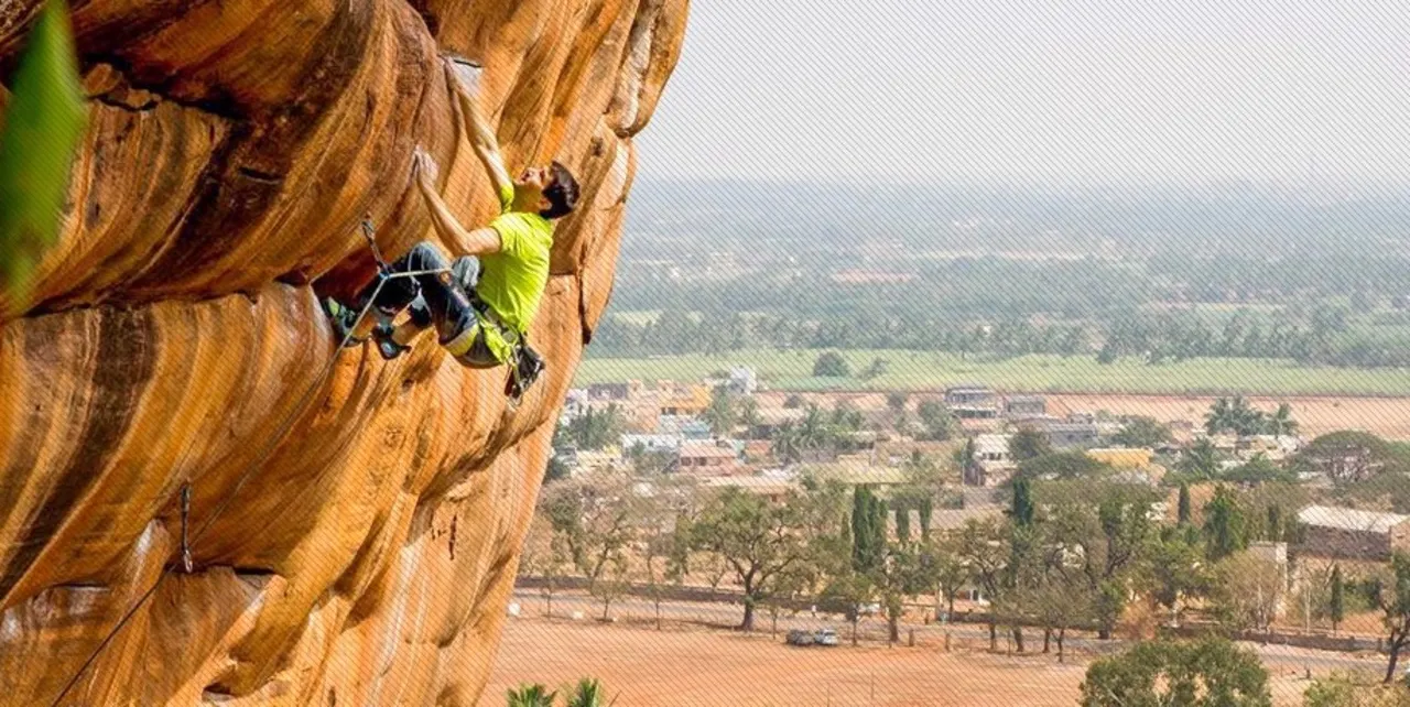 rock climbing in ranthambore