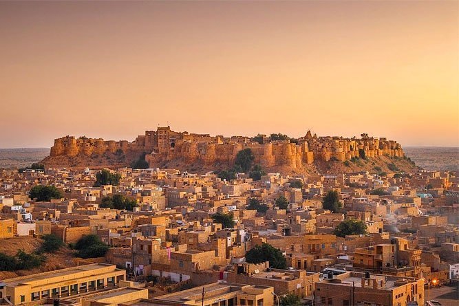 jaisalmer fort road trip from Bangalore to delhi