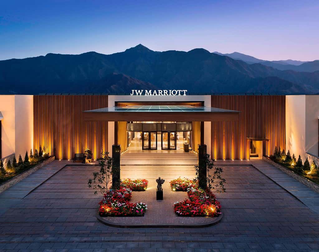 the J.W Mariott Mussoorie